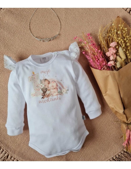 Body urodzinowe na roczek dla dziewczynki