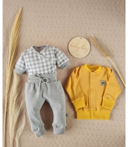 Komplet dla chłopca JACK 3 (body +spodnie+bluza) 2