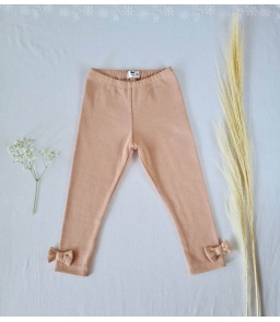 Legginsy prążek z kokardkami Sophie