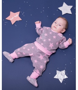 Spodnie dresowe w gwiazdki Twinkle girl R. 80 2