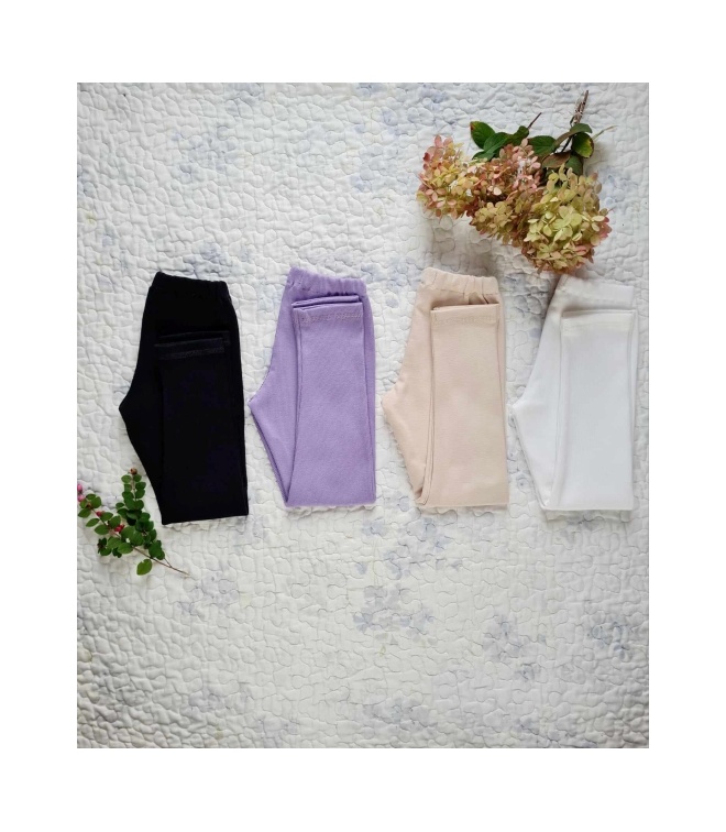 Legginsy prążek Retro Roses Legginsy prążek Retro Roses