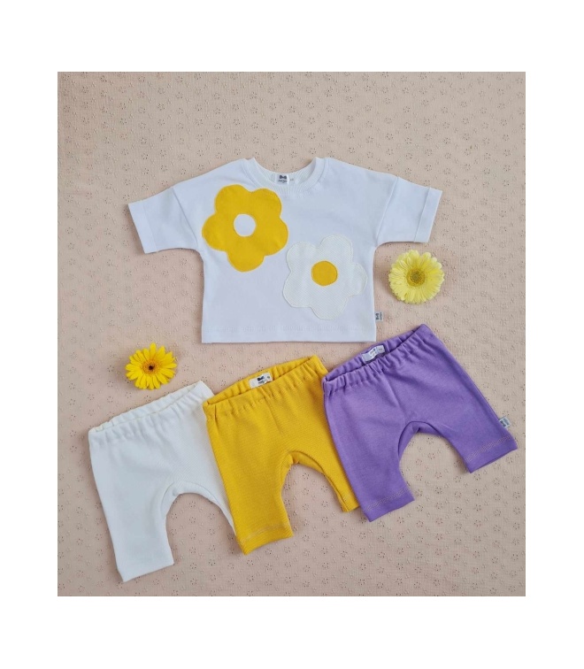Legginsy niemowlęce 1/3 długości Legginsy niemowlęce 1/3 długości