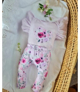 Legginsy w kwiaty Calinka 2