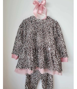 Legginsy prążkowane Cherry Panther 2