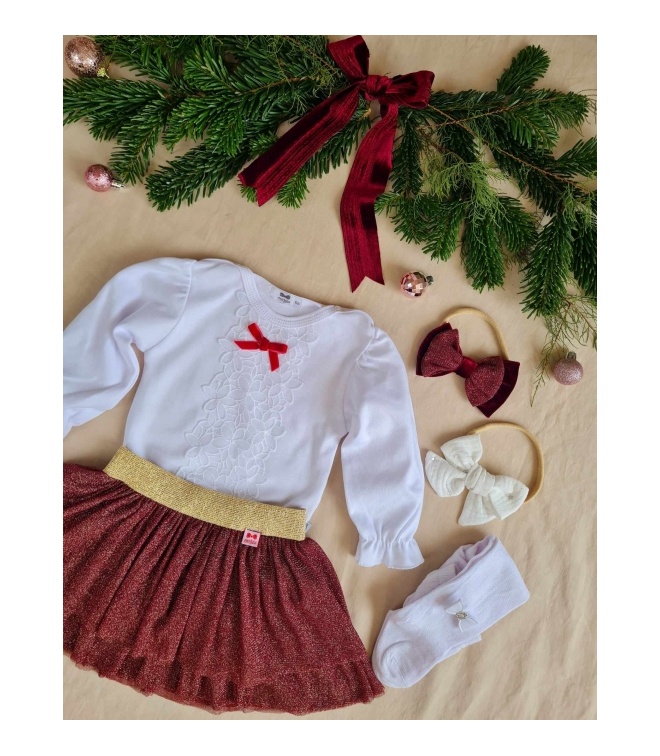 Białe body z koronką Białe body z koronką
