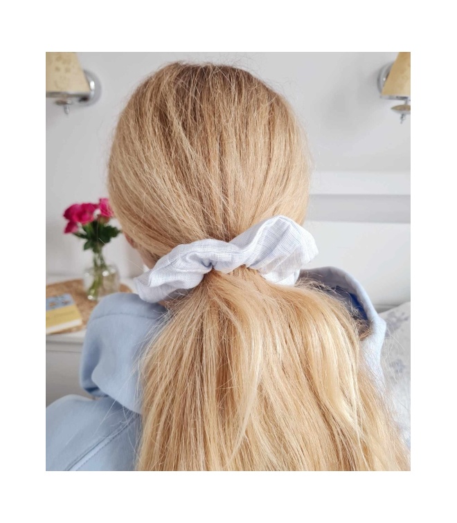 Gumka do włosów scrunchie lniana Gumka do włosów scrunchie lniana