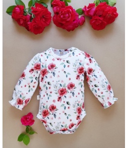Body w róże dł. rękaw Mona Rose 2