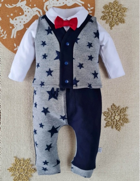 Spodnie w gwiazdki Little Gentleman