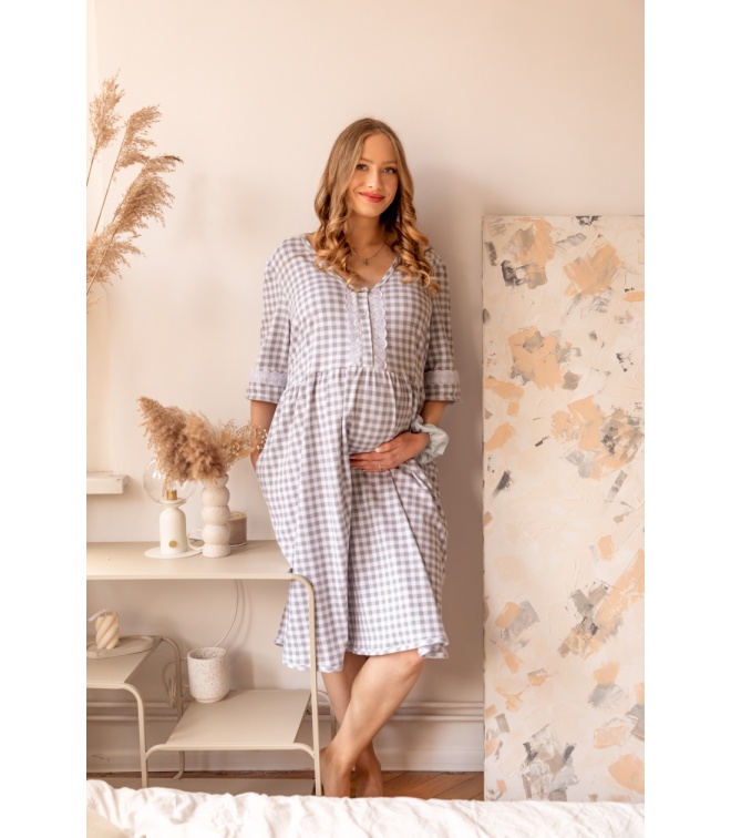 Koszula ciążowa i do karmienia Lidia