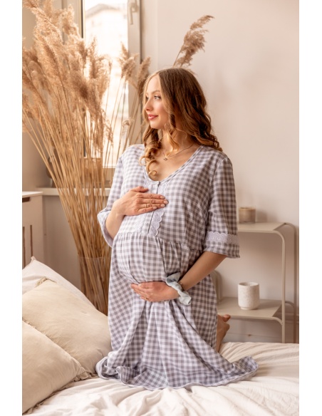 Koszula ciążowa i do karmienia Lidia