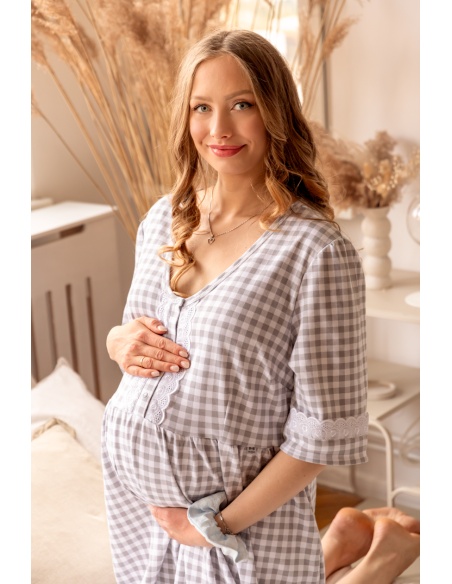 Koszula ciążowa i do karmienia Lidia