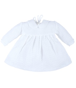 Ażurowa biała sukienka r. 86 2