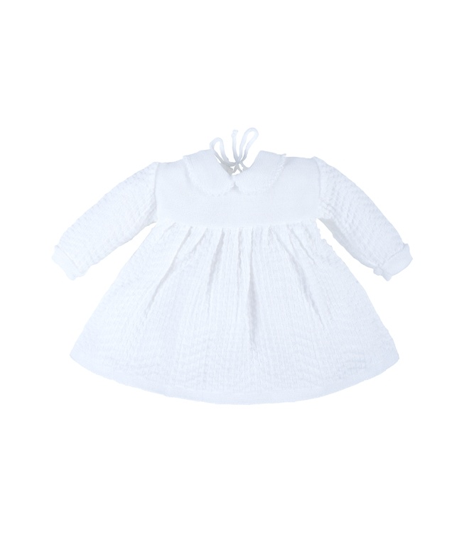 Ażurowa biała sukienka r. 86