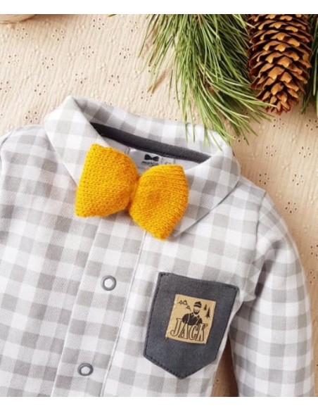 Muszka niemowlęca musztardowa JACK