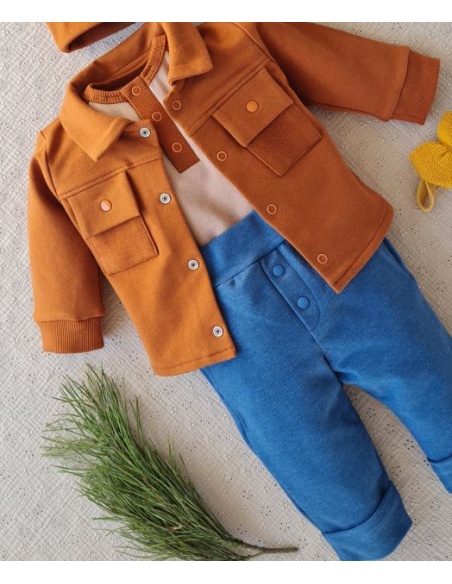 Spodnie turkusowe dla chłopca JACK