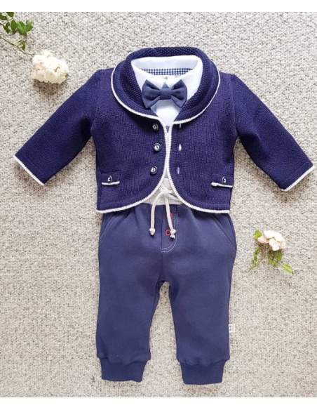 Body koszula blękitna Little Gentleman