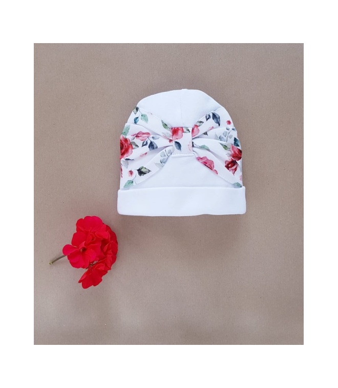 Czapka niemowlęca Mona Rose Czapka niemowlęca Mona Rose