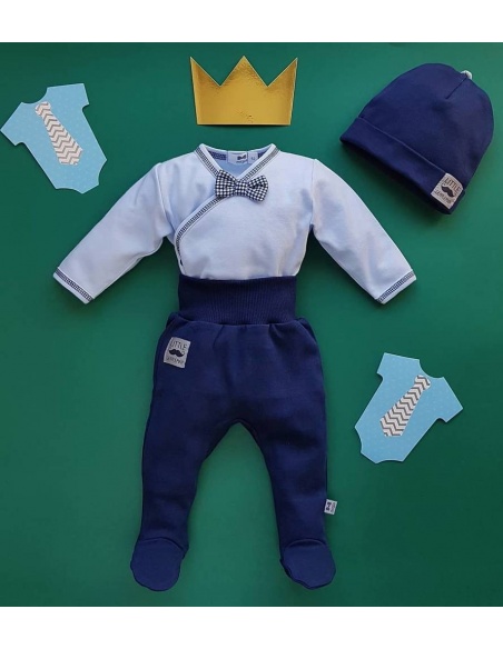 Półspiochy granatowe Little Gentleman r. 56