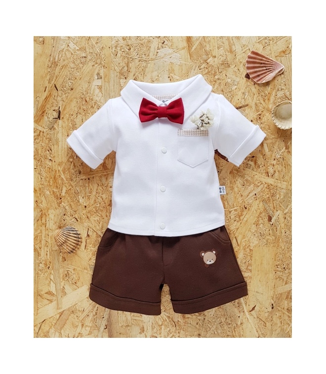 Koszula krótki rękaw Little Gentleman Koszula krótki rękaw Little Gentleman