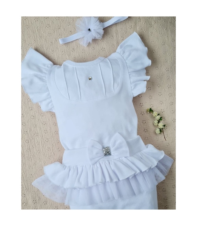 Body motyl białe PRINCESS