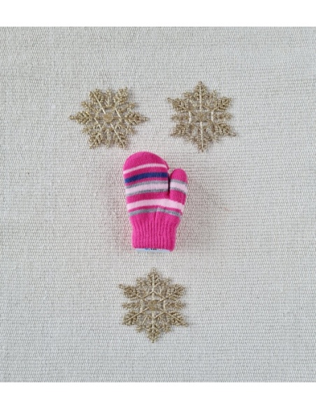 Rękawiczki dziewczęce akrylowe 14 cm